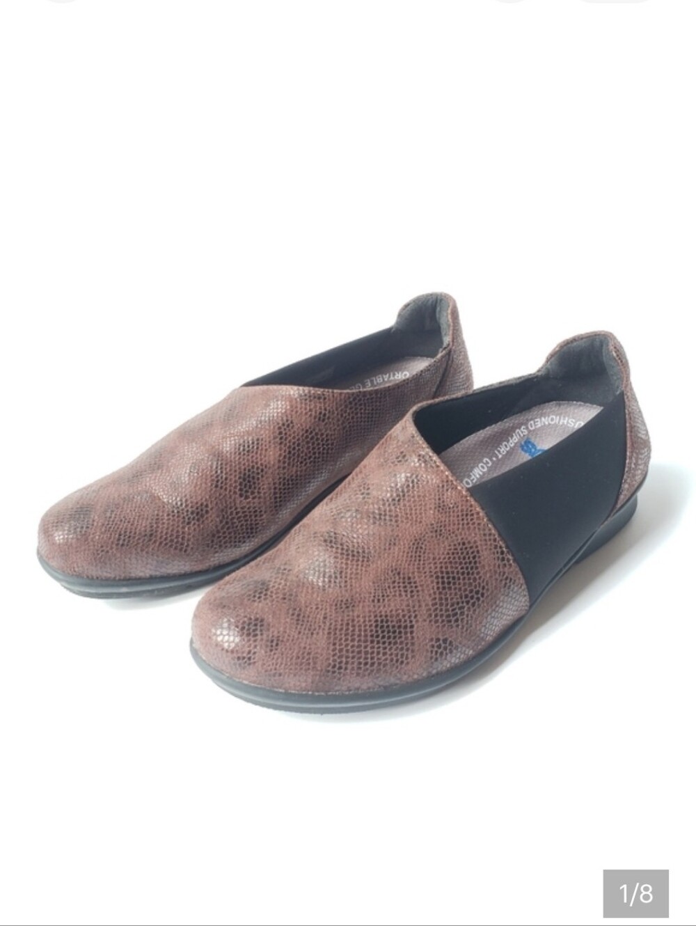 Bussola Celeste Plantar Bridge Support Gel Boho Earthy Slip-on comfort shoe